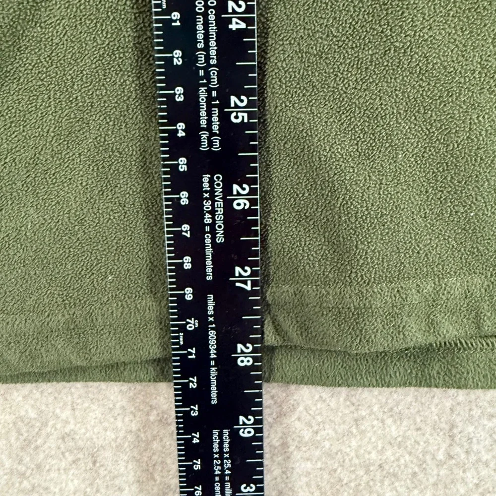 The North Face Fleece Pullover Large Hiking Gorpcore Green Quarter Zip ALD0